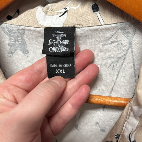 Nightmare Before Christmas button down shirt! - Picture 3 of 4
